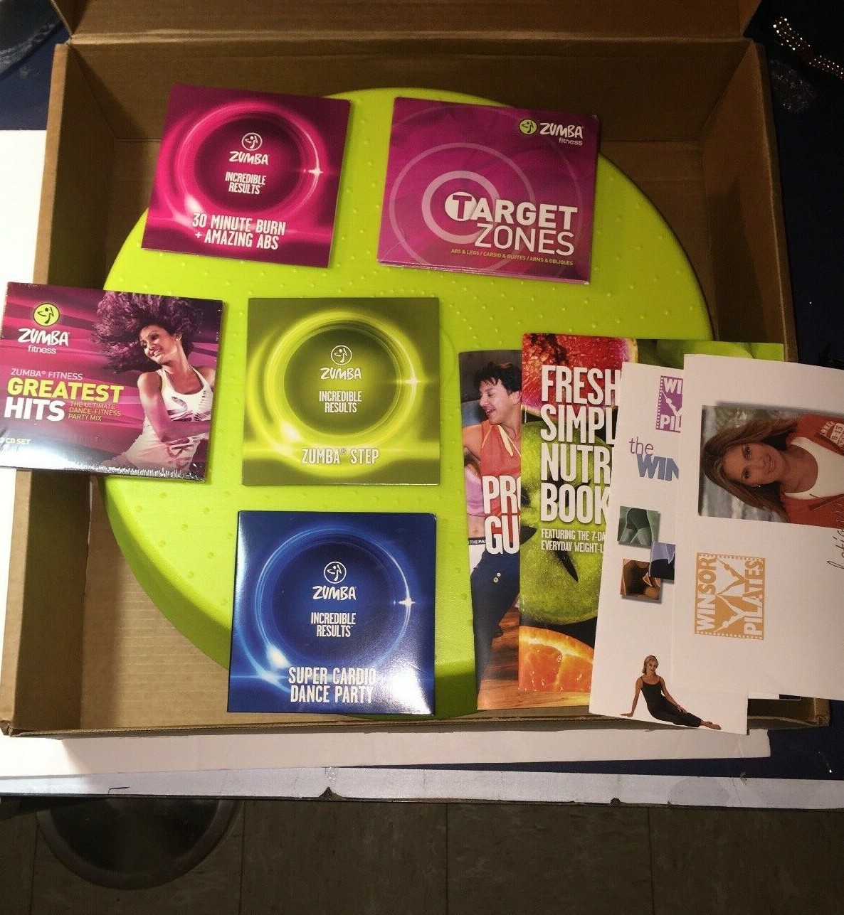 Zumba Incredible Results System~RIZER. DVD's and Books