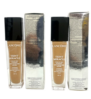 Lancome Teint Miracle Hydrating Foundation SPF15 (30ml/1.0oz) LOT OF 2 YOU PICK!