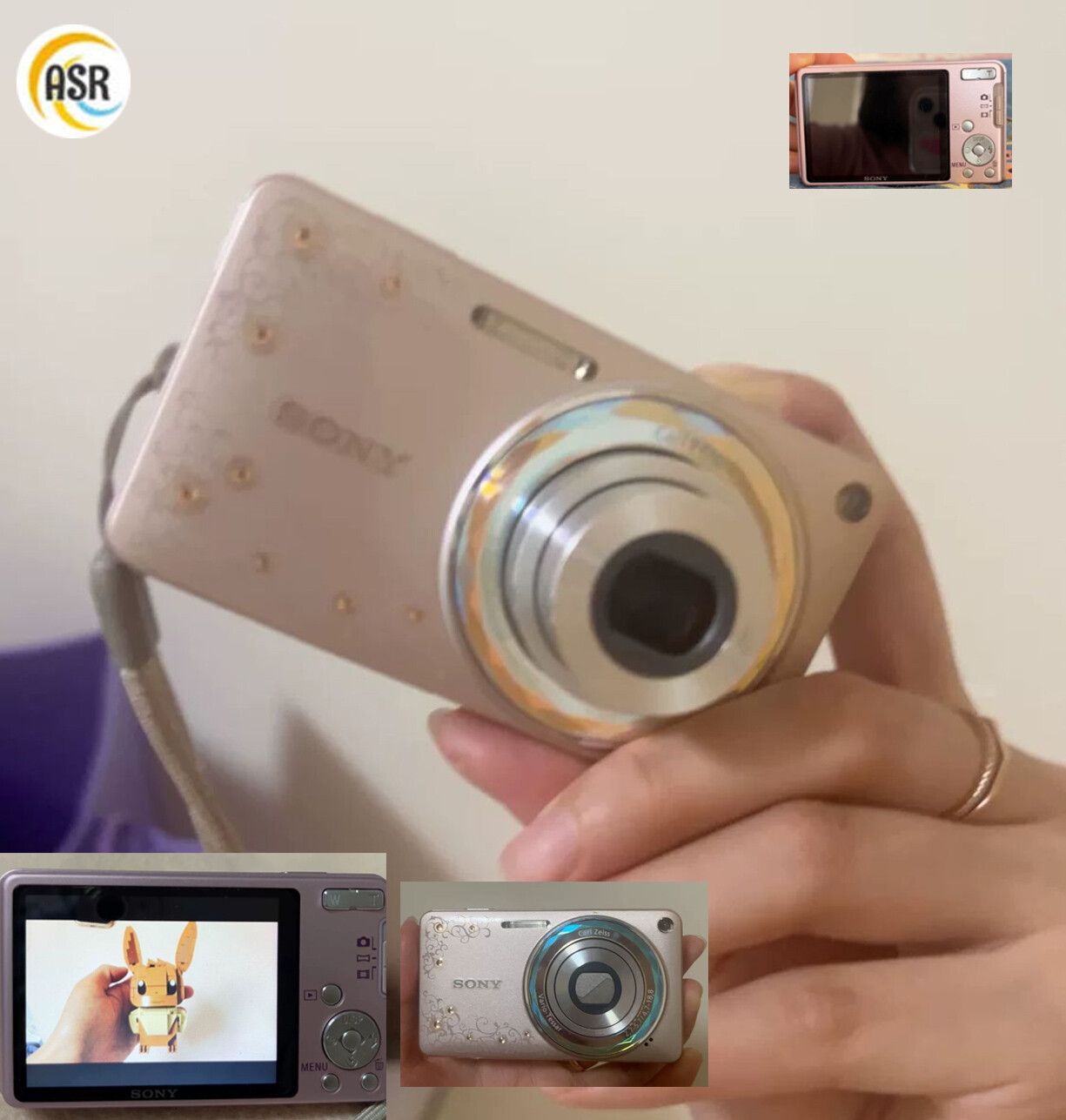 SONY Cyber Shot DSC-W350D 14.1MP Digital 4x Optical Zoom 8x
