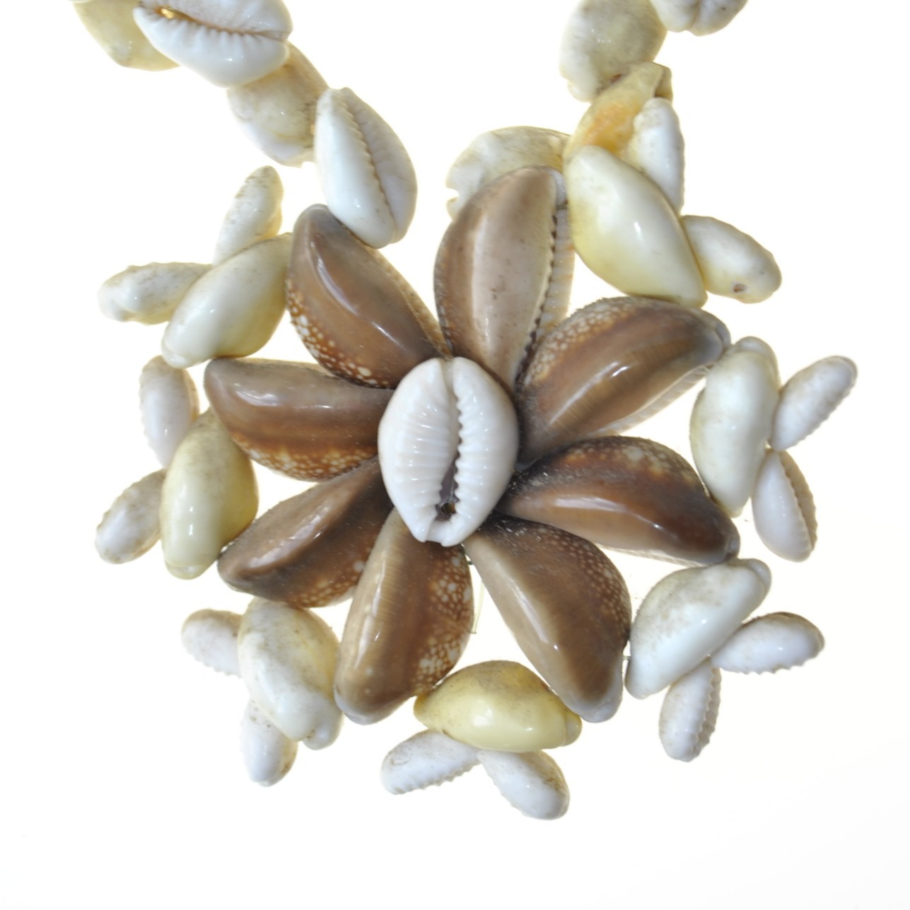 Cowry Shell Necklace Original Vintage Tribal Artifact from Papua New Guinea