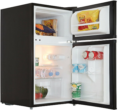 Cookology Under Counter Fridge Freezer 85L 48cm Freestanding - Black UCFF87BK