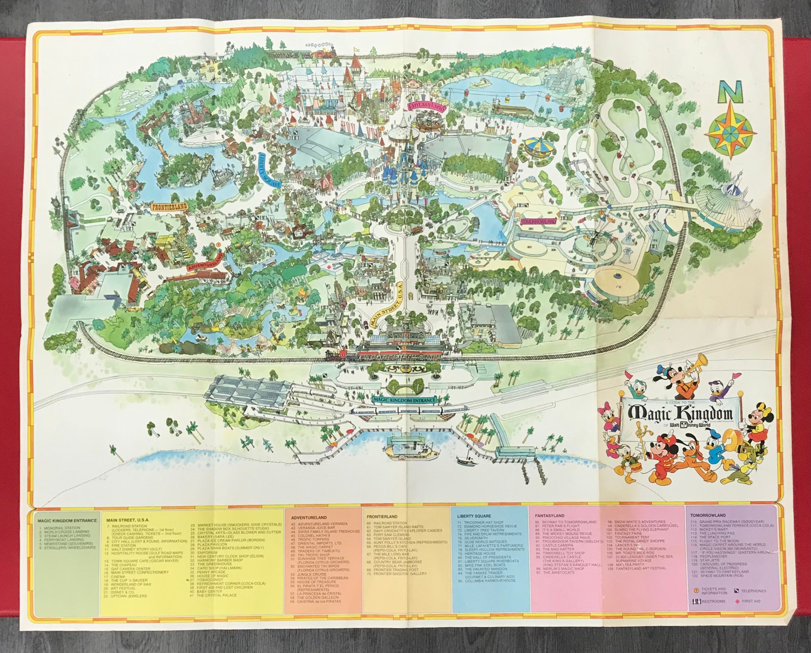 Vintage 1974 Walt Disney World Magic Kingdom 31