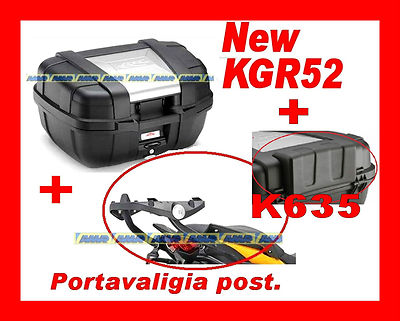 BMW F 650 GS BMW G 650 GS 11 17 BAULETTO KGR52N + PORTAVALIGIA RACK SR685 + K635