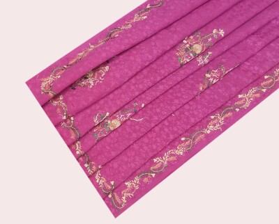 Beautiful Vintage Tradition Indian Pure Silk Decor Craft Saree Dress Recycled Printed Work Women Sari 5yd RAB37