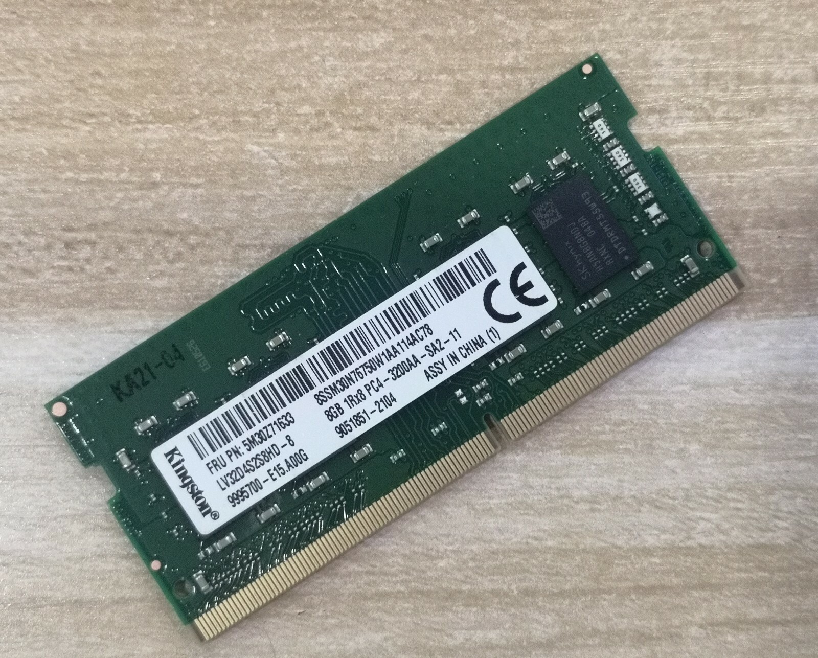 Kingston 8GB DDR4 3200 Laptop SO-DIMM RAM 1Rx8 PC4-25600 for Kingston 8GB DDR4 3200 Laptop SO-DIMM RAM 1Rx8 PC4-25600 for