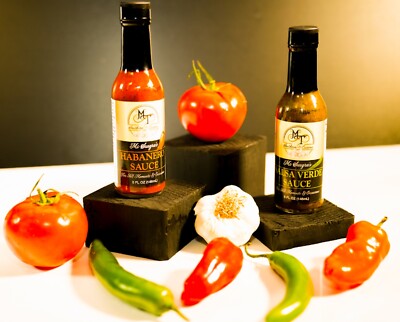 Mi Suegra s Combo Set, Habanero, Salsa Verde, Hot Sauce, Natural, MSG Free,Gift