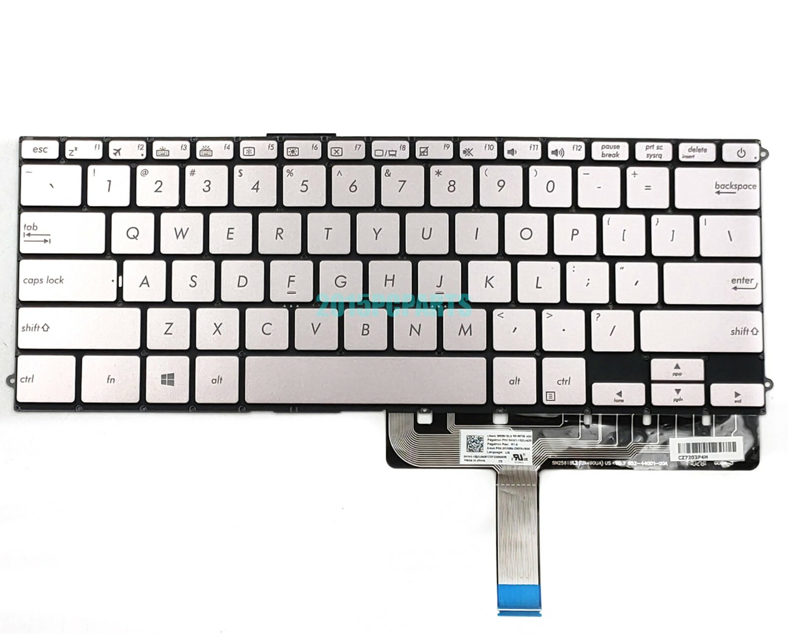 New Gray Asus Zenbook UX490 UX490CA UX490U UX490UA Keyboard