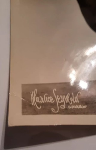 MAURICE SEYMOUR PHOTO DEPICTING ANDRE EGLEVSKY,  DANCER HAND SIGNED PHOTOGRAPH