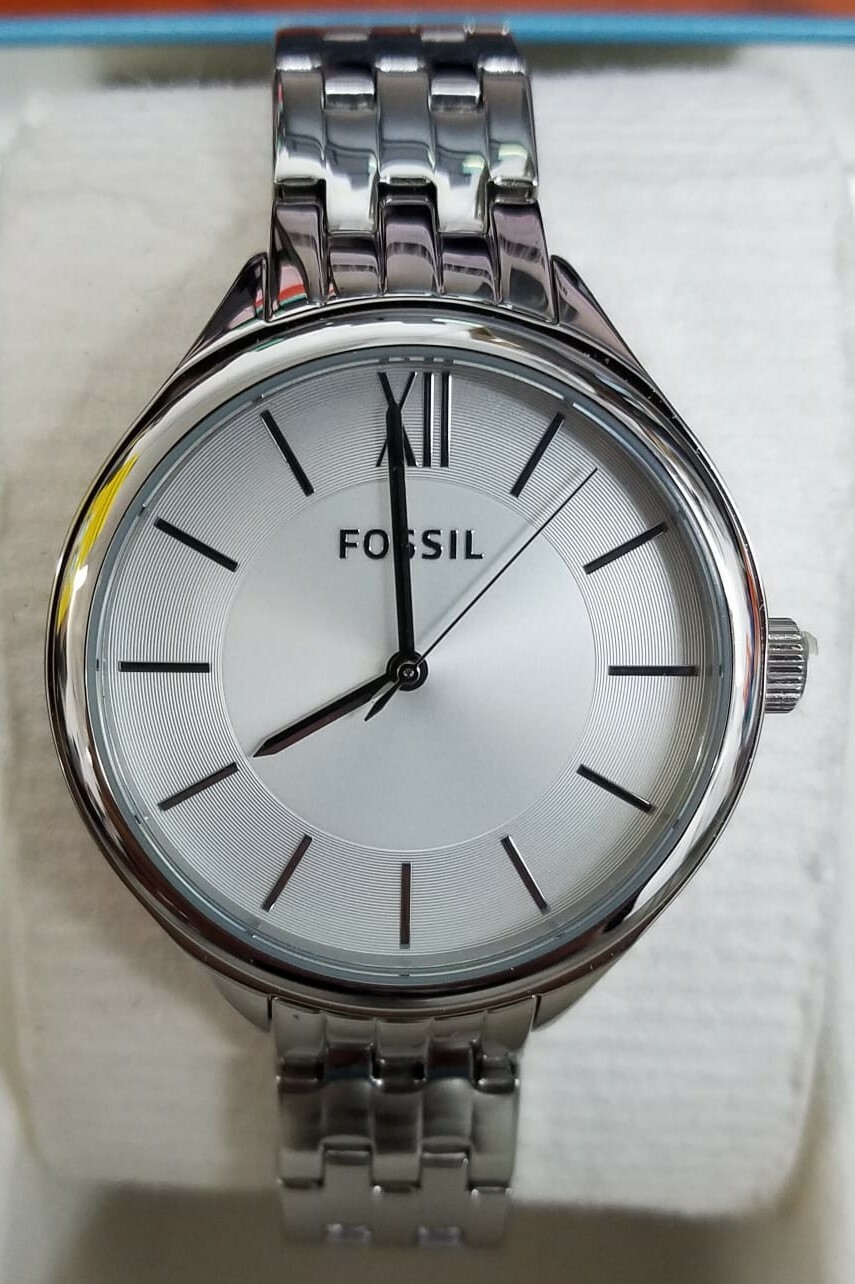 Fossil BQ3079 Suitor Silver Dial Stainless Steel Women's Fossil BQ3079 Suitor Silver Dial Stainless Steel Women's