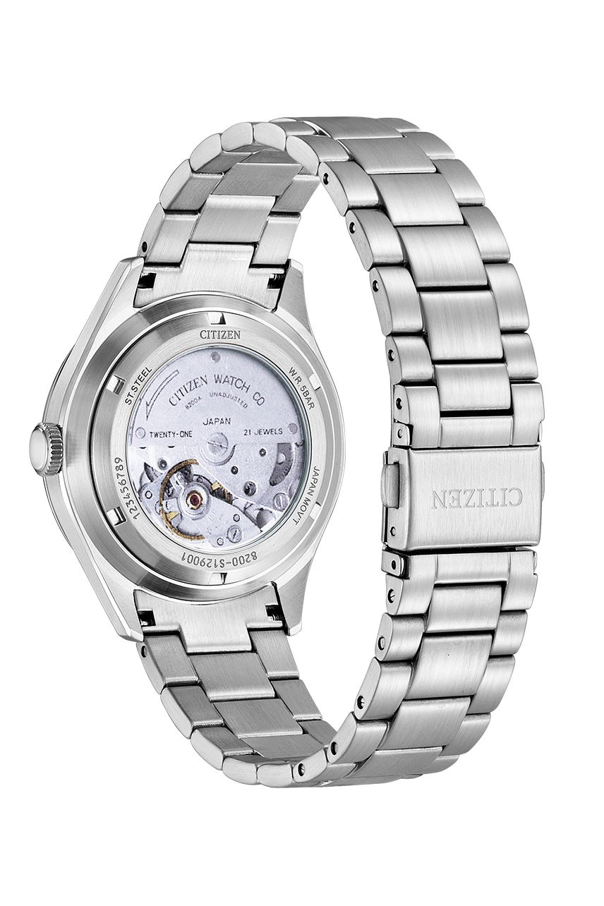 Pre-owned Citizen C7 Nh8391-51a Mechanical Automatic White Analog Men's Casual Watch
