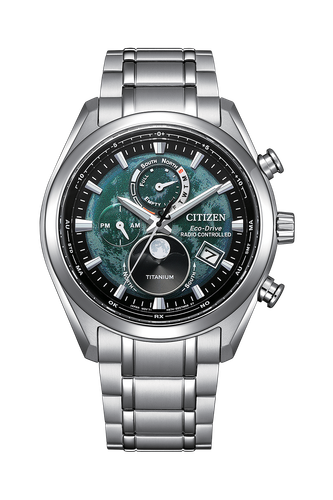 Pre-owned Citizen By1010-81x Titanium Eco-drive Radiocontrolled Men Watch Usus