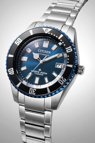 Pre-owned Citizen Promaster Fujitsubo Nb6026-56l Sapphire Titanium Blue 35th Anniversary