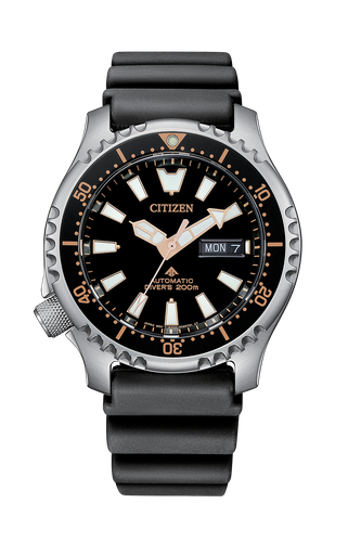 Pre-owned Citizen Silver Mens Analogue Watch Promaster Fugu Limited Edition Ny0160-66e