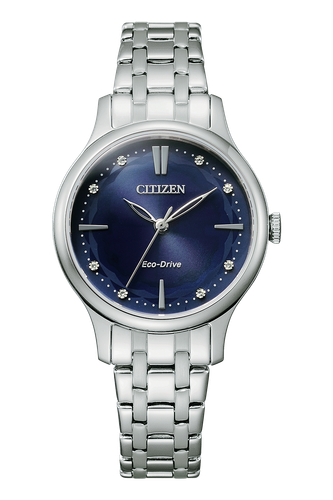 Pre-owned Citizen Em0890-85l Solar Women Watch Us4