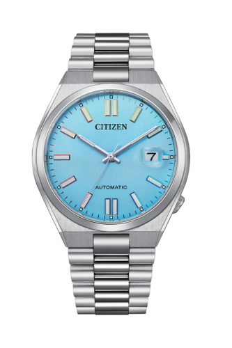 Pre-owned Citizen Tsuyosa Collection Nj0151-53l Automatic Sapphire Men's Watch Usus