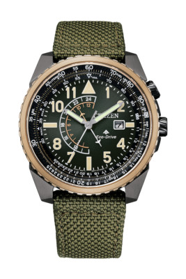 Citizen Promaster Sky GMT Eco-Drive Black Dial Men's Watch BJ7136-00E