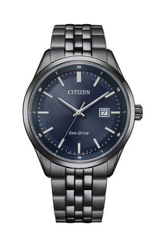 Pre-owned Citizen Bm7567-50l Eco-drive Stainless Steel Men Watch Usus