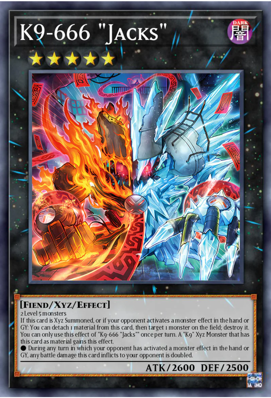 Yugioh! K9-66X “Jacks” DOOD-EN047 SUPER RARE DOOM OF