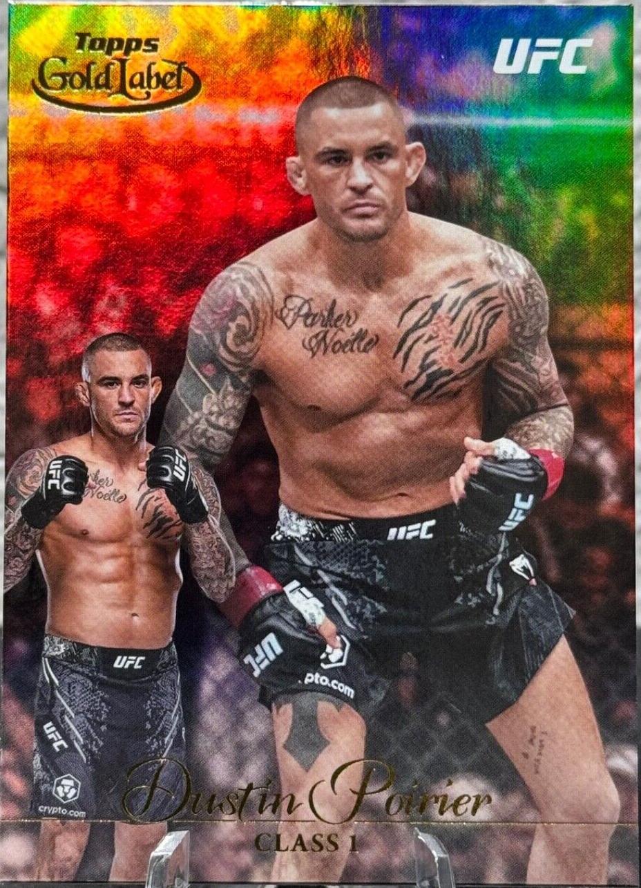 UFC TOPPS 2018 ダスティン ポワリエ サイン ポイエー 高級版 2025 Topps UFC Knockout - Quad Autographed Booklet Max Holloway
