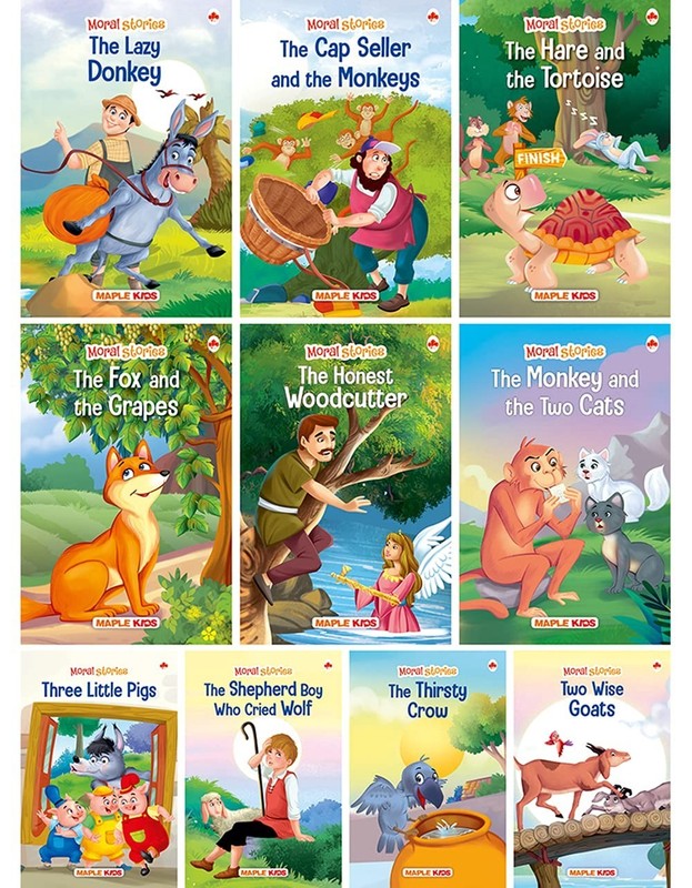 Moral Story Books for Kids (Illustrated) - English Short Stories