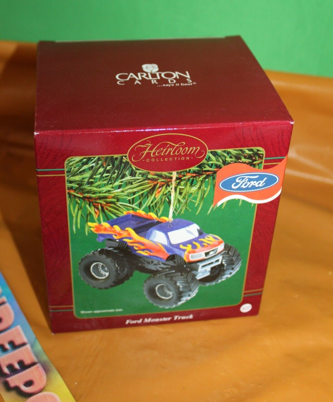 American Greetings Carlton Cards Heirloom Ford Monster Truck Ornament 107