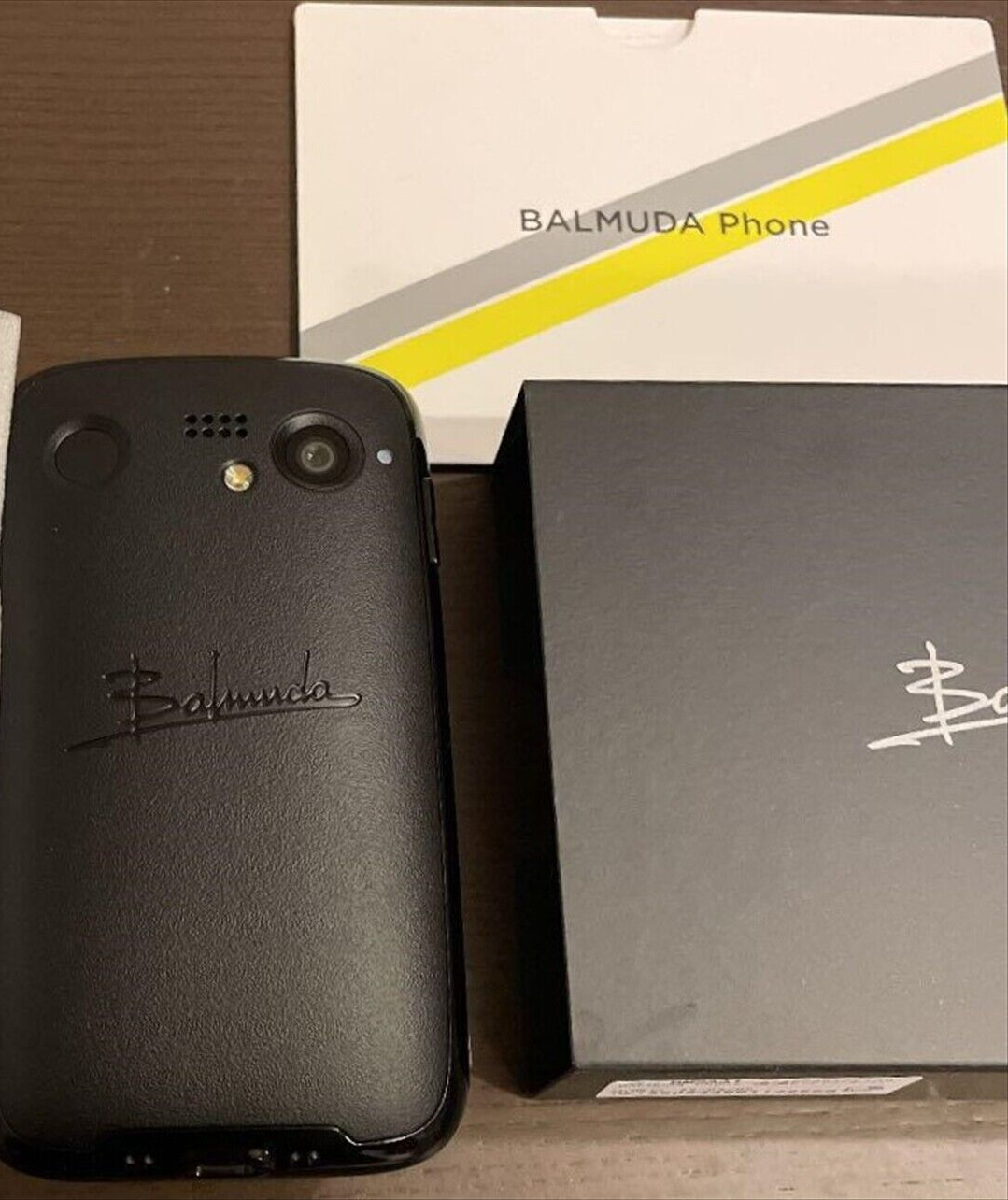 BALMUDA Phone A101BM Black SoftBank ver. Unlocked SIM Free Android
