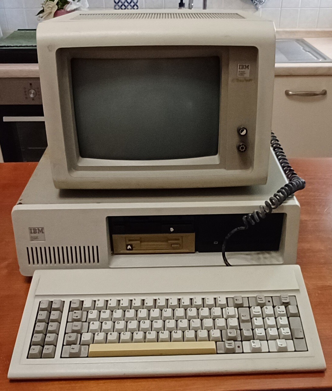 ibm pc xt 5160 + monitor 5151 + keyboard | eBay