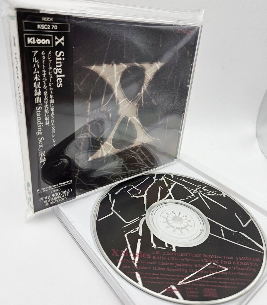アメージングタイランド・グランドセール X JAPAN X Singles JAPAN CD KSC2 70 w/OBI 12tracks Yoshiki 記録メディア