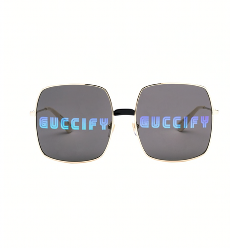 GUCCI GUCCI GG0414S-002-60 GOLD SUNGLASSES
