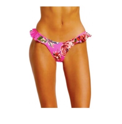 Maaji Rose Mallow Reversible Bikini Bottoms. NWT. Size Medium.