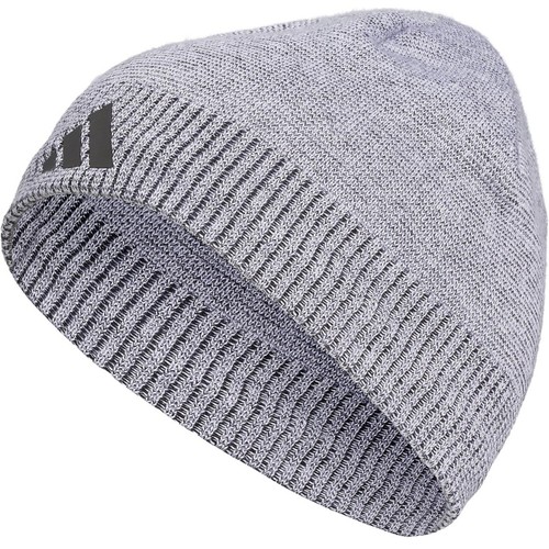 Мужская зимняя вязаная шапка Adidas Creator II Beanie Cap Toque серого цвета #390