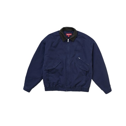 ジャケット・アウター Supreme Leather Collar Utility Jacket Supreme Leather Collar Utility Jacket Black Men's - FW23 - US