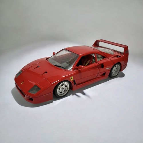 Vintage Bburago Painted Metal FERRARI F40 (1987) - Made in