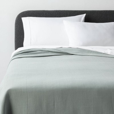 Full/Queen Luxe Matelasse Coverlet Light Teal Green - Threshold(NEW)(TARGET)