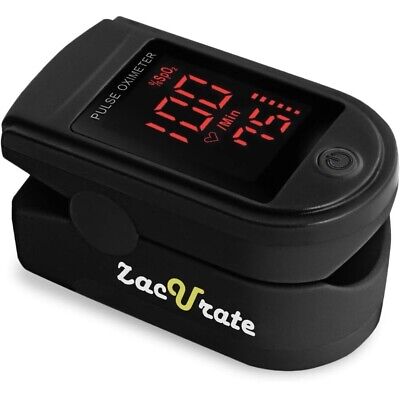 Zacurate Pro Series 500dL Fingertip Pulse Oximeter - Black