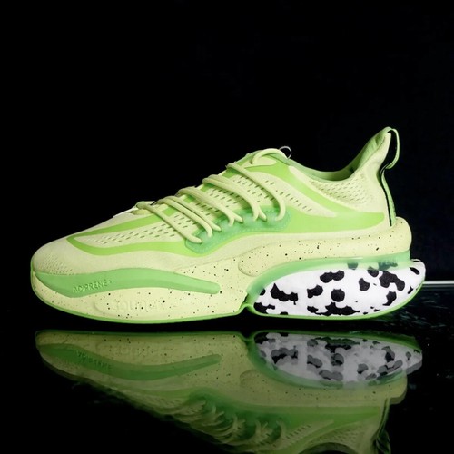 

Мужские кроссовки Adidas AlphaBoost для бега Неоново-зеленые кроссовки #974, Зеленый, adidas AlphaBoost