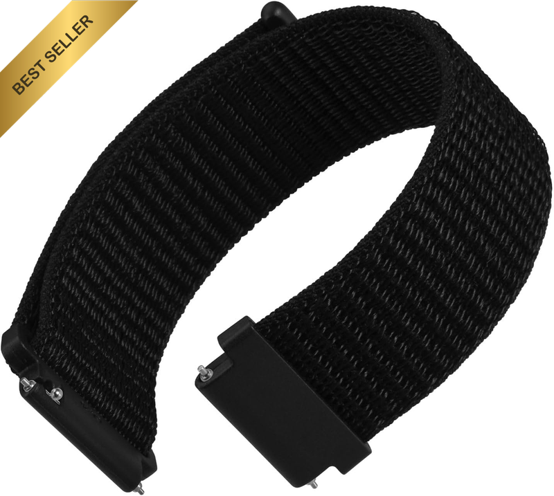 Adjustable Nylon Sport Watch Bands with Hook and Loop Fastener, Quick Release Wa