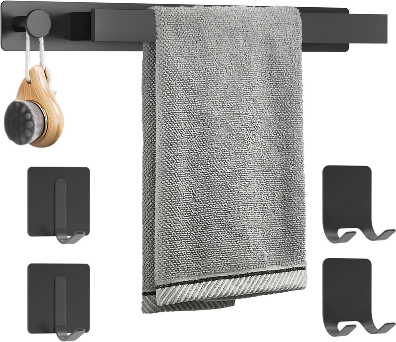 Self Adhesive Towel Bar Stick on Towel Bar 16-Inch Towel Rac
