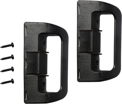 Tongass (2-Pack, Black RV Refrigerator Fridge Upper and Lower Door Handles Compa