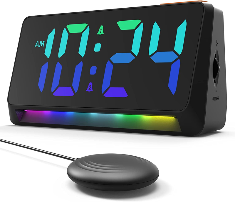 With Ultrathin Bed Shaker, 99db Loud Buzzer, Large R