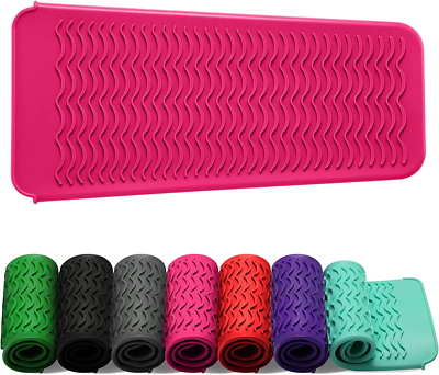Silicone top flat iron