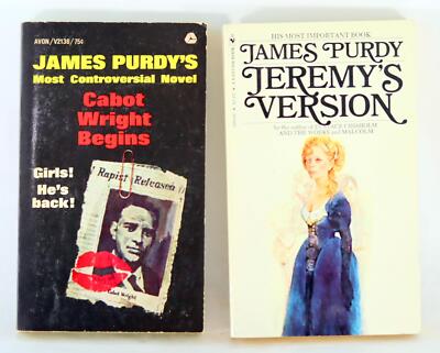 2 Books by James Purdy Jeremy's Version Cabot Wright Begins Vintage Paperback