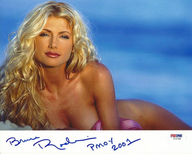Brande Roderick Signed Playboy 8x10 Photo Psa/dna Coa Playmate Picture Auto