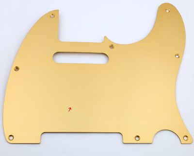 GOLD ANODIZED ALUMINUM Pickguard, Blemish for Fender Telecaster Tele USA 8-hole