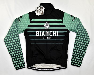 Bianchi VETTORE Jacket Nero/Bianco/Celeste Size:L