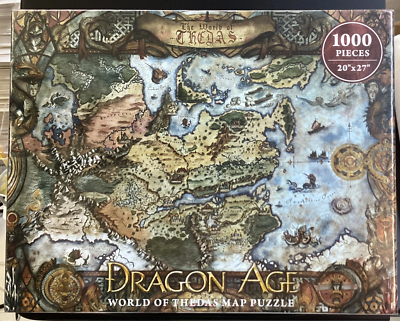 Dragon Age: World of Thedas Map 1000 PC Jigsaw Puzzle