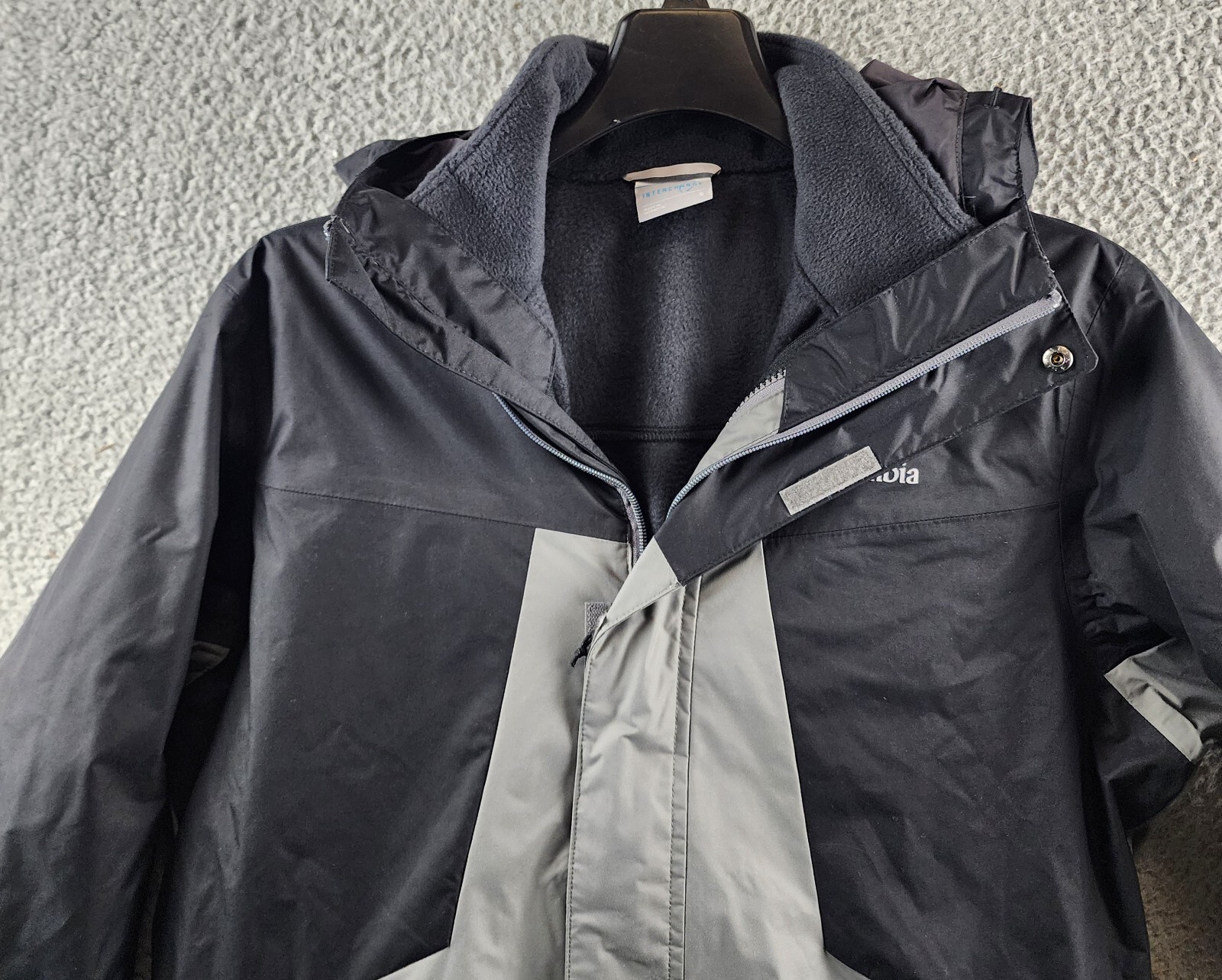 Columbia Tunnel Falls Interchange Jacket Men S City Grey Black Full Zip Closure - Picture 3 of 13