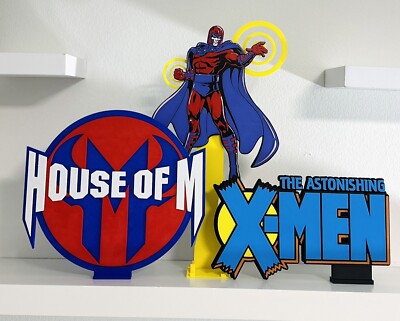 House Of M, Magneto Artwork, X-MEN Astonishing Display And Stand 3D Print