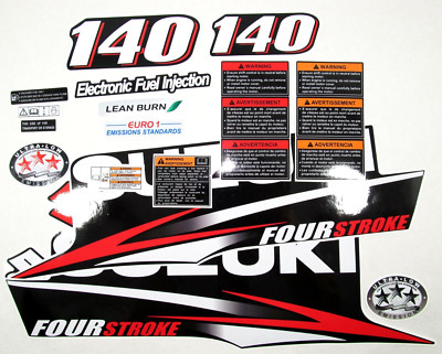 For SUZUKI DF 140 four stroke outboard, Vinyl decal set from BOAT-MOTO / sticker