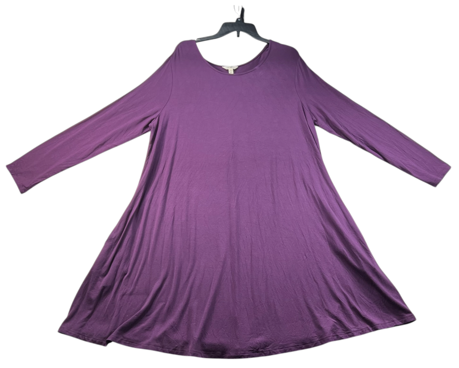 teloplan Orvil top パープル Terra & Sky Dress Womens Plus Size 1X Purple Long Sleeve